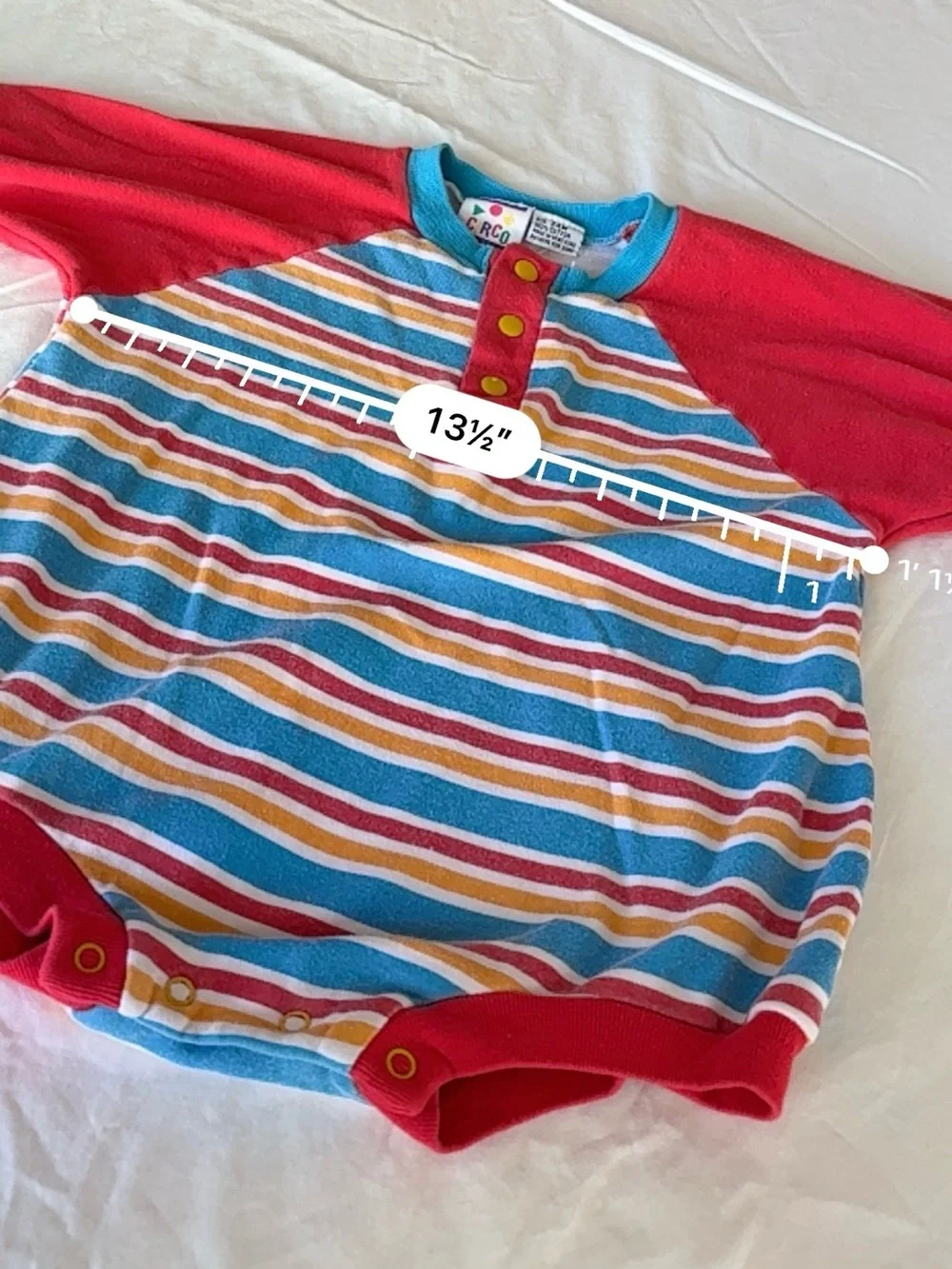 Vintage early-2000s Circo two-piece baby outfit in size 24 months.
